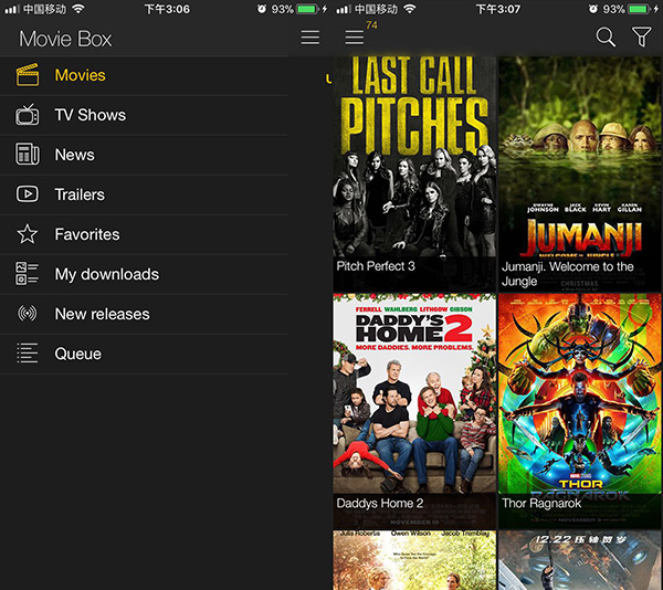 Download Movie Box++ Without ads