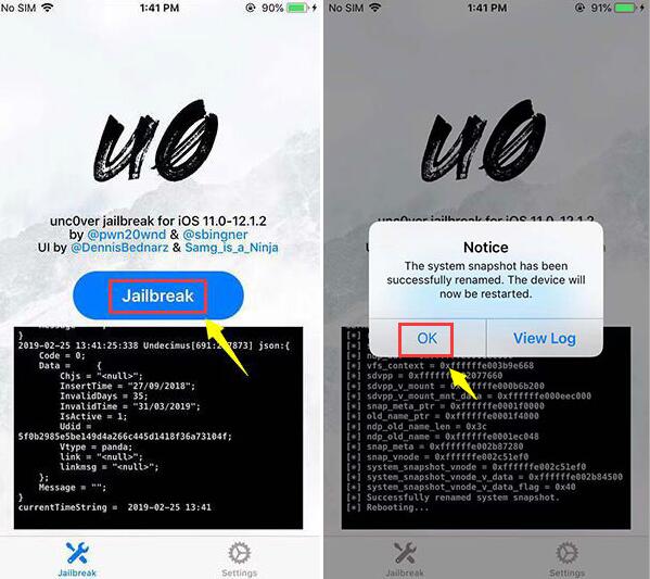 unc0ver jailbreak iOS12