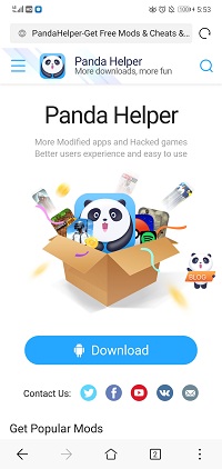 1-Install-Panda-Helper-Android-Version