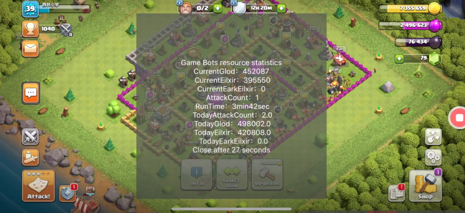 clash of clans bot free