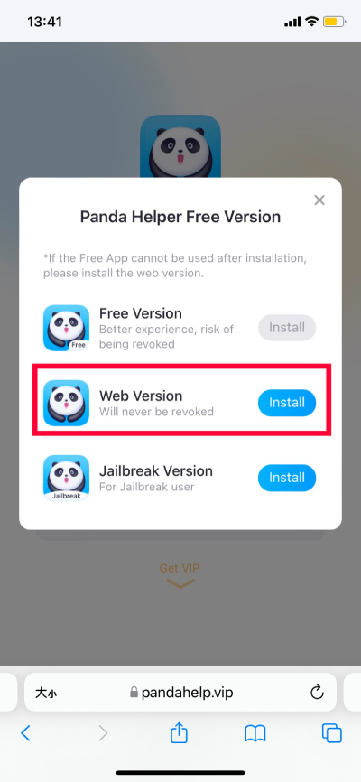 Tinder++ panda ios cant install
