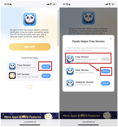 Cant ios tinder++ install panda How to