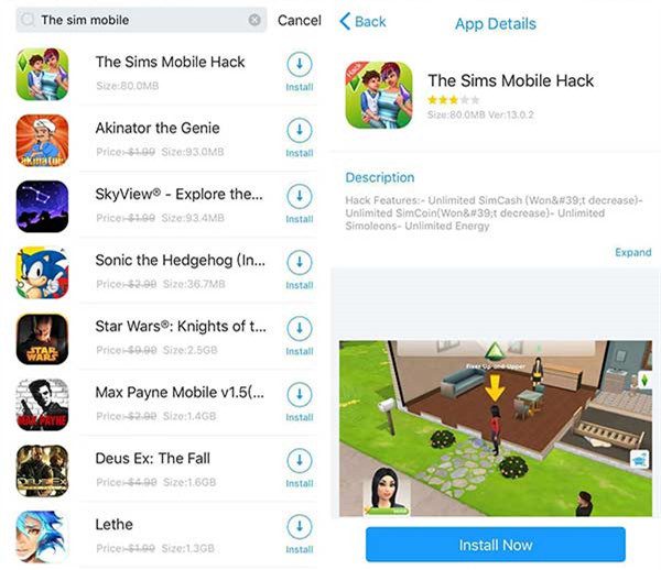 Cheat The SIMS Mobile APK pour Android Télécharger