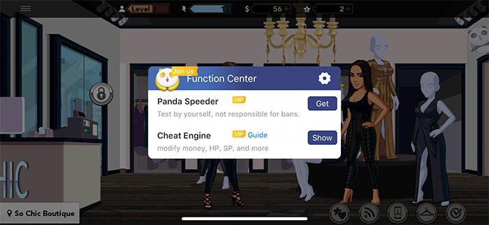 use the Panda Cheat Engine in Kim Kardashian Hollywood 1