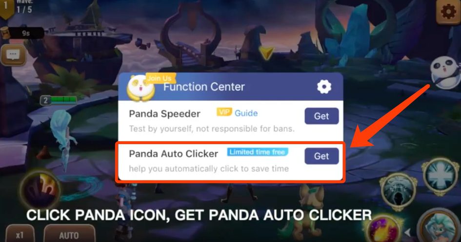 Use Panda Auto Clicker in Might&Magic RPG 1