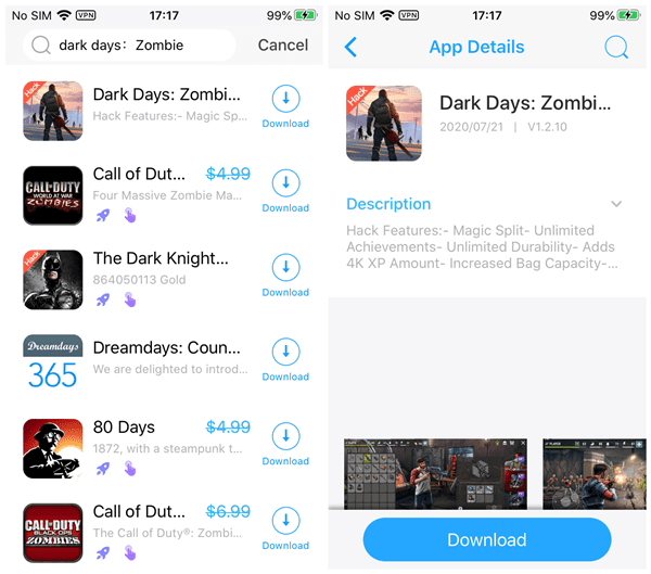 Free-Download-Dark-Days-Zombie-Survival-Mod-iOS