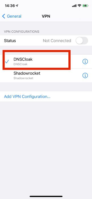 DNSCloak VPN