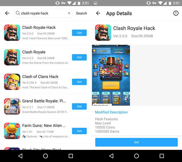 Download Clash Royale modded APK on Panda Helper
