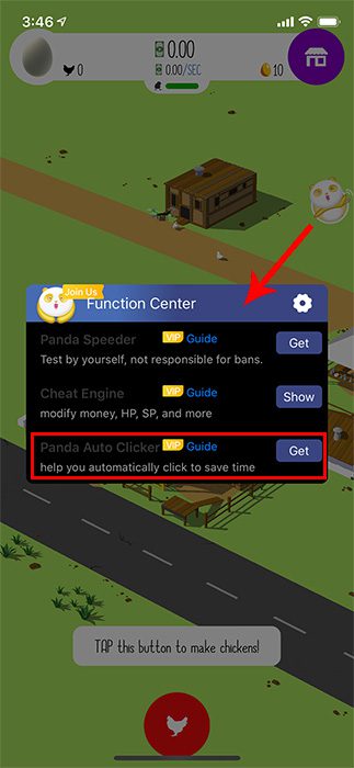 use Auto Clicker in Egg Inc