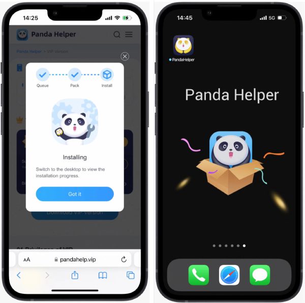 Install Panda Helper VIP