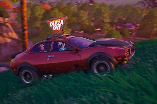Fortnite Pizza car