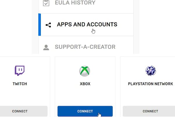 link Epic Games and Microsoft account