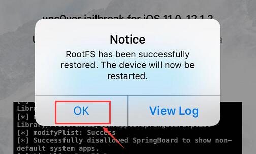 RootFS Restore
