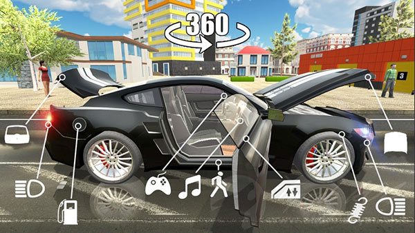360-degree car interiors