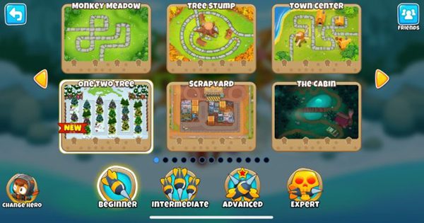 Bloons TD 6 maps and levels