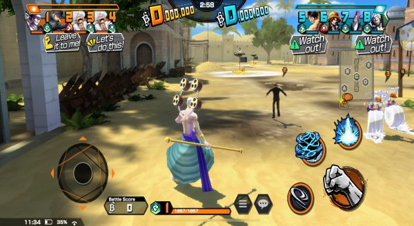 ONE PIECE Bounty Rush gameplay master the controls