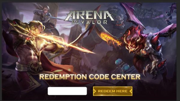 redeem Arena of Valor codes