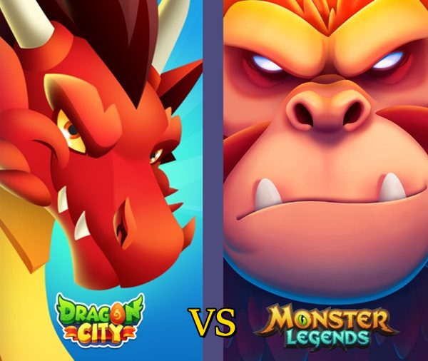 Monster Legends vs Dragon City