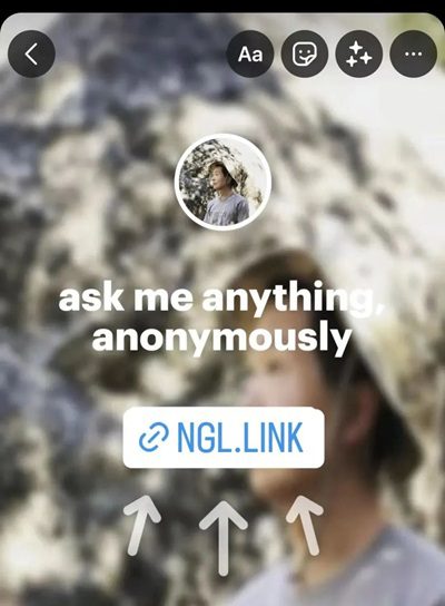 show the NGL link on INS