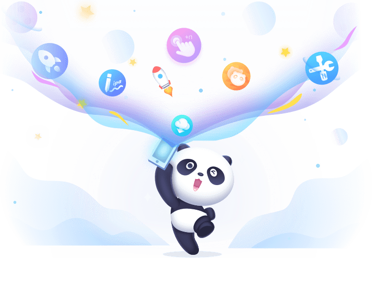 Panda Helper carte principale de la version gratuite