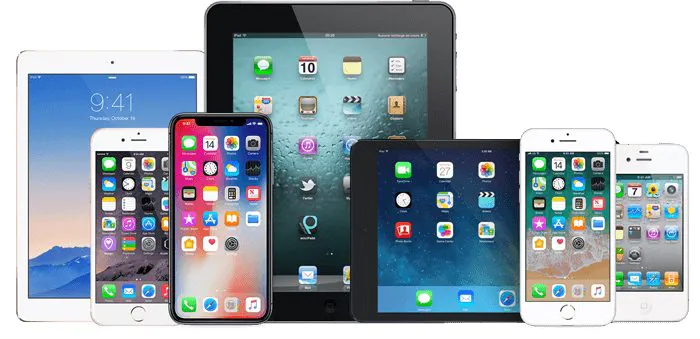 Apple-Geräte nach iOS-Version
