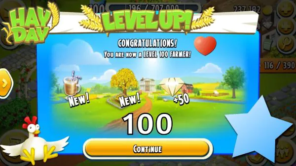 Level up Hay Day
