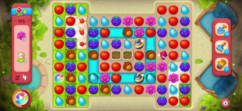 Gardenscapes level 175