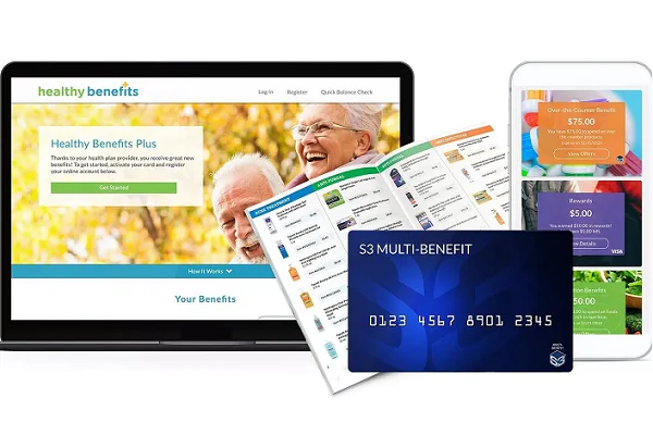 Healthy Benefits Plus Platform, one web, one app., one card.