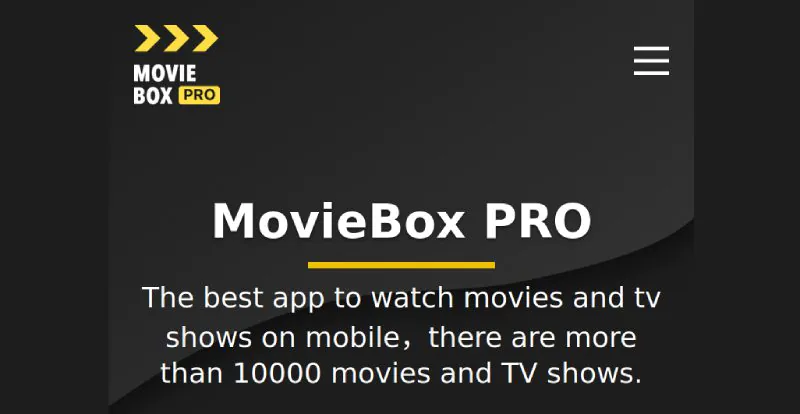 MovieBox Application professionnelle