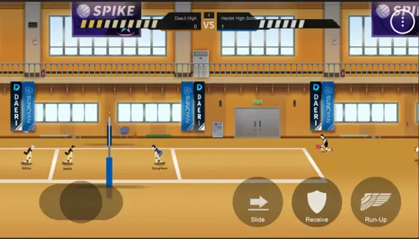 Captura de pantalla de la historia de Spike Volleyball